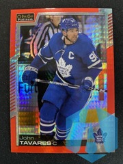 2020-21 O-Pee-Chee Platinum Red Prism 003/199 John Tavares #139